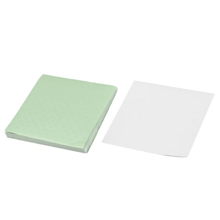 Foil Print Paper - Aluminium Foil Dot Print Chocolate Candy Gift Wrapper Green 3 x 3 Inch 100pcs