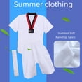 thumbnail image 3 of Ropa de karate para adultos, hombres y mujeres, ropa de lluvia ligera para niños, ropa de entrenamiento de competición, 3 of 4