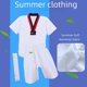 thumbnail image 2 of Ropa de karate para adultos, hombres y mujeres, ropa de lluvia ligera para niños, ropa de entrenamiento de competición, 2 of 4