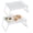 White, variant on Bamboo Bed Tray Table with Folding Leg, Breakfast in Bed Tray for Eating,TV Table, Laptop Computer,Snack,Sofa or Working, Laptop Desk,2 Pack(Beige)