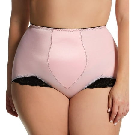 

Womens Pink Nylon/Spandex Shapewear Panty Brief Light Shaping (7X/44) NEW