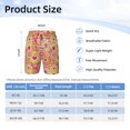 thumbnail image 4 of Cauagu Yellow Flowers Print Swim Trunks for Men,Youth Boys Swim Shorts Compression Liner Beach Shorts Boys' Swimming Shorts 7-20 Years Bathing Suit-Small, 4 of 7