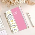 thumbnail image 4 of A5 Plan Notebook 2026, English Schedule Organizer, Coil Bound Planner with Dividers, for Office School Home Goal Setting and Monthly Layout, 4 of 7
