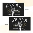 thumbnail image 5 of Rockn Roll Forever Hard Music Flag 3x5 Ft Outdoor Indoor With Grommet Garden Yard Banner Decorative Sign, 5 of 6