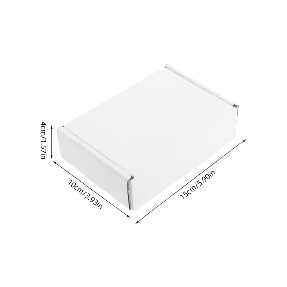 OUNONA 6-Pack Small Kraft Paper Shipping Boxes for Small Business Packaging, Cardboard Mailer Boxes for Mailing and Shipping