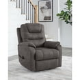 thumbnail image 2 of Signature Design by Ashley Snowfield Gray Power Lift Recliner, 2 of 14