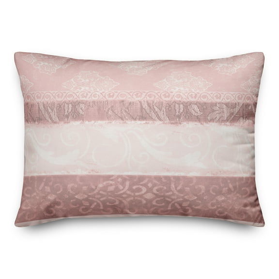 Creative Products Blush Boho Stripes 14x20 Spun Poly Pillow