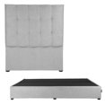 thumbnail image 1 of Box Base cama King Size + Cabecera Kenzo Plata, 1 of 6