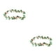 thumbnail image 4 of Naiovety Flores de plantas simuladas manejables de tela: la atmósfera de las atracciones turísticas es fácil de manejar y no se marchitará champán Vid rosa de 16 cabezas 2Conjunto, 4 of 6
