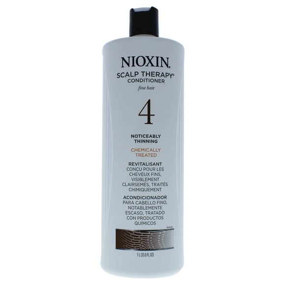 System 4 Scalp Therapy Cond. pour Chem. Fine Sensiblement Mince. Cheveux par Nioxin pour Unisexe - Revitalisant 33,8 oz