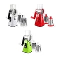 thumbnail image 4 of Billuyoard REBANADORA y rallador: fácil desmontaje para una limpieza fácil Seguro y tranquilizador Cero contacto entre las manos y las cuchillas Cocina y Comedor verde, 4 of 6