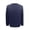 Blue, variant on uikmnh Men's Autumn and Winter Simple Solid Color Knit Sweater Pullover