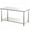 60"x 24"-Legs, variant on Memoryfield 48"x 24" Stainless Steel Work Table with Wheels, Heavy-Duty 1000 LBS Workstation, 2-Tier Prep Table for Kitchen, Restaurant & Garage, Silver