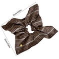 thumbnail image 5 of Soft Square Scrunchie Unique Striped Hair Tie Heart Detail For Different Ages, 5 of 18