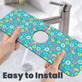 thumbnail image 6 of Kdxio Donut Pattern Non-Slip Diatom Mud Faucet Drain Pad,Self Absorbent Mat for Kitchen Sink for Variety Kitchen & Bathroom Countertops, 6 of 7