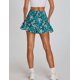 thumbnail image 4 of Pantalones cortos BMJL para mujer, atléticos, para correr, verano, azul, floral, XS, 4 of 6