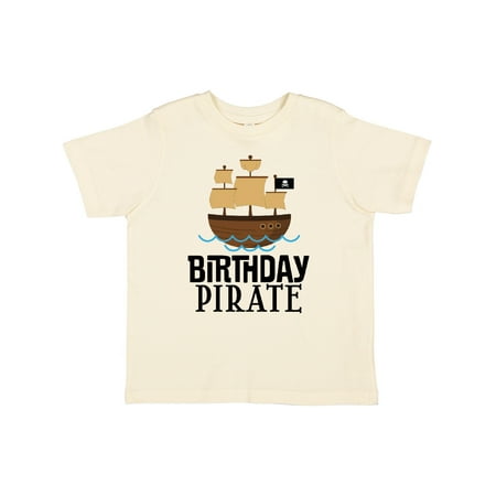 

Inktastic Birthday Pirate Ship Boys Toddler T-Shirt