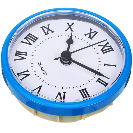 HOMEMAXS Bell Clock Wall Clocks for Living Room Radio Sunrise Alarm Blue