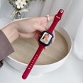thumbnail image 2 of Pulsera Delgada De Silicona Para iWatch Watch 42mm 38mm 40mm 44 41 45mm Correa Series 8/7/6/5/4/3/2/1/SE Mujer Slim Sports Band, 2 of 4