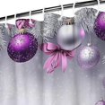thumbnail image 3 of Christmas Bath Curtain,Colorful Ball Bathroom Curtain Hotel Luxury Style Bathroom Curtains for Campus Bathroom Decor Christmas, 3 of 5
