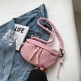 thumbnail image 2 of Bolso Pecho para Mujer Bolso Cintura Sólido Informal Lona para Correr Bolso para Senderismo (rosa), 2 of 9