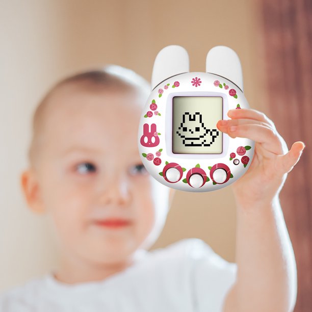 Máquina Digital Para Mascotas Juguetes educativos para niños Souptoys de cultivo de mascotas para niñas y niños (blanco)