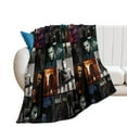 thumbnail image 3 of Horror Movie Michael Myers Printed Soft Flannel Blanket for Bedroom Sofa Living Room Office and Camping 60"x80", 3 of 8