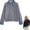 Gray, variant on Womens Oversized Sweater Cozy Fall Denim Lapel Polo Knit Collared Sweaters, Long Sleeve Button Up Pullover Tunic Tops for Women