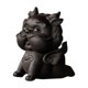 thumbnail image 2 of Estatua pequeña de Pixiu, escultura de mascota de té, buena fortuna, adorno pequeño de Pixiu, Pixiu Negro, 2 of 9