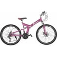 thumbnail image 1 of Bicicleta de Montaña Plegable Centurfit Rodada 26 Freno de Disco Rosa, 1 of 5