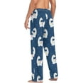 thumbnail image 5 of GZHJMY Dinosaur Pajama Pants for Men, Lounge Pants Lightweight Men Pajama Bottoms with Drawstring Pockets, Christmas New Year Birthday Gifts, Medium, 5 of 6