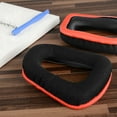 thumbnail image 4 of Geekria Comfort Replacement Ear Pads for Logitech G35, G430, G432, G332, G930, F450 Headphones Ear Cushions, Repair Parts with Video Guide (Black Red), 4 of 6