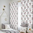 thumbnail image 5 of Blackout Kids Curtains,White Cow Dot Pattern Childrens Insulated Curtains Set Of 2,Bedroom Essentials,Toddler Room Decor 52x84in(132x213cm), 5 of 5
