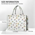 thumbnail image 3 of Large Capacity Tote Bag,Colorful Fairy Unicorn Pattern Handbag Fashion Luxury Tote Bag,15.7"x13"x 5.1" Inches,Laptop Compatible, 3 of 6