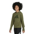 thumbnail image 4 of Boys 8-20 adidas Long Sleeve All Sport Polyester Pullover Hoodie Color: Olive Size: X LARGE, 4 of 4