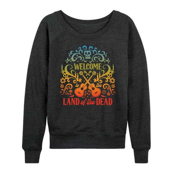 Coco - Welcome To The Land Of The Dead - Women's Lightweight French Terry Long Sleeve Shirt