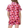 thumbnail image 4 of Leey-World Halloween Pajamas for Girls Toddler Kids Halloween Pajamas Baby Girl Ghost Pjs Set Satin Silk Jammies Pjs for Girls 2T 3T 4T 5T 6T 7T 8T, 4 of 5