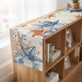 thumbnail image 6 of Table Runners 72 Inches Long Dress Scarves, Orange Blue Starfish Coastal Farmhouse Kitchen/Dining Table Runner, Coffee Tablerunners, Summer Beach Eucalyptus Rustic 14x72 Inch, 6 of 9