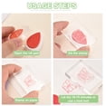 thumbnail image 5 of Uxcell Pigment Ink Pads for Stamps, 2 x 1.3 Inch Water-Based Pearlescent Washable Finger Ink Pads Drop Shape for Rubber Stamps, Embossing Craft, Wood, Clay, DIY Card Making, Sky Blue, 5 of 6