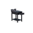thumbnail image 2 of Atlin Designs 24" Wood Nightstand with 1 Drawer in Navy Blue, 2 of 5