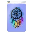 thumbnail image 1 of Dream Catcher with Rainbow Feathers Watercolor Sketch Home Business Office Sign, 1 of 3