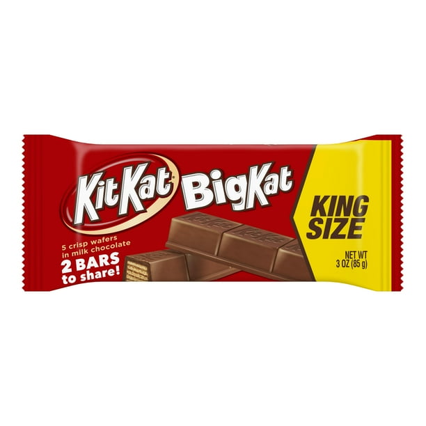 Kit Kat Big Kat, Milk Chocolate King Size Wafer Bar, 3 Oz