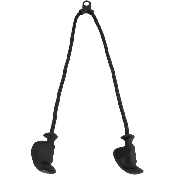 Tricep Pull Down Attachment Rope:Tricep Rope with Ergonomic Handles,Pulley System Gym Accessories,Cable Attachments for Gym,27 Inch