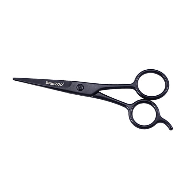 Acero inoxidable pelo barba pestañas tijeras ceja re herramienta cosmética Negro jinwen Tijeras para el pelo