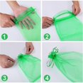thumbnail image 1 of Bolsas de regalo de organza de tela de malla transparente con cierre de cordón, duraderas, reciclables, bolsas de regalo multiusos, contenedores de almacenamiento de viaje, adecuados para varias, 1 of 6