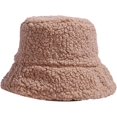 thumbnail image 3 of CoCopeaunts Women Bucket Hat Hats Double-Sided Artificial Lamb Solid Color Autumn Winter Warm Fisherman Hat Foldable Basin Hat, 3 of 8