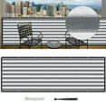 thumbnail image 4 of Balcony Privacy Screen 95% Shading UV-Resistant Fence Screen Heat Resistant Outdoor Privacy Screen with Rope Protection, 4 of 6