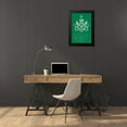 thumbnail image 4 of Vision Studio 17x24 Black Modern Framed Museum Art Print Titled - Heraldry Pop III, 4 of 5