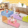 thumbnail image 4 of Yexmas 7-Piece Climbing Toys Soft Foam Set with Ball Pit,Indoor Play Gym Set for Toddlers, 4 of 10