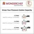 thumbnail image 6 of Wonderchef Ultima Inner Lid Indian Cooking Aluminum Pressure Cooker, Silver, 3 Quarts, 6 of 7